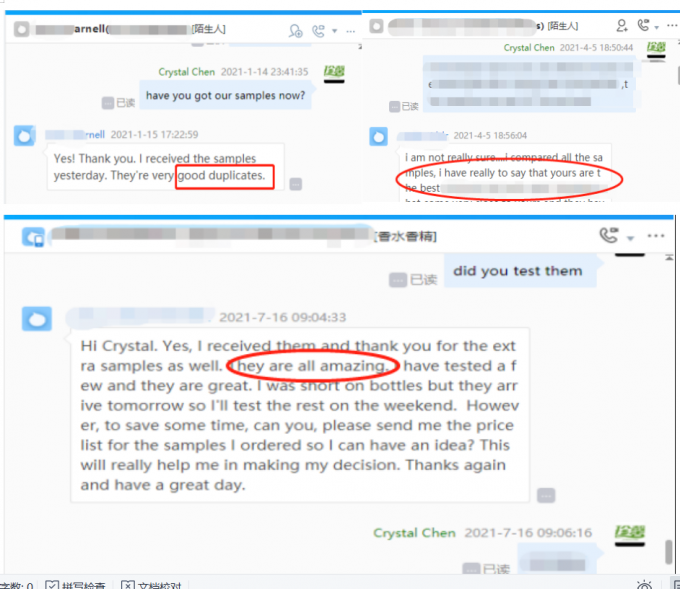 Popul&auml;re Luxus-Gr&uuml;ne-Tee-Kerzen-Duftstoffe zur Herstellung von hochduftenden Kerzen 1