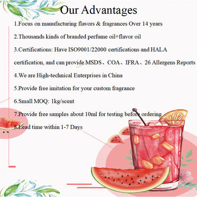 Juice And Food Flavor For Tomato Beverage Making Bulk Fragrance Distributor